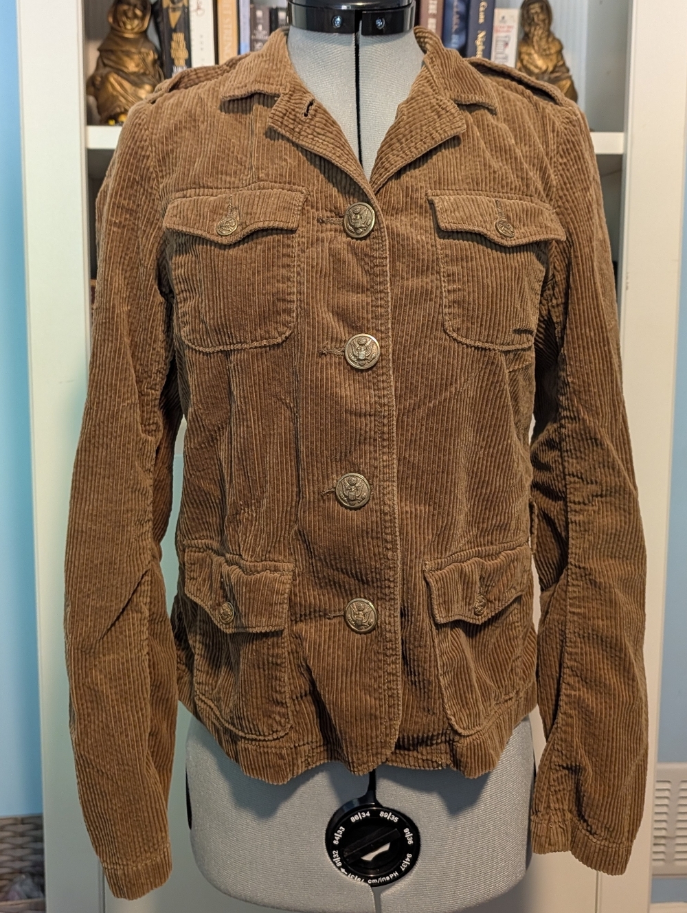 Ralph Lauren Brown Corduroy Utility Jacket
